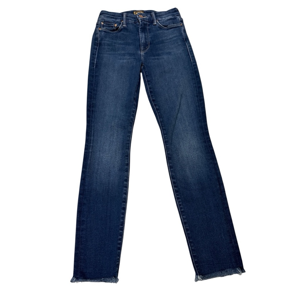 MOTHER Ankle Fray Skinny Jeans – The Looker –‎ Size 24